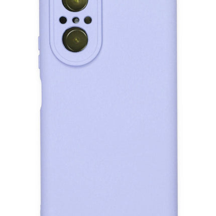 Huawei Nova 9 SE Nano içi Kadife Silikon Kılıf - Lila