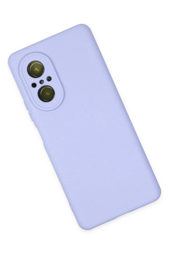Huawei Nova 9 SE Nano içi Kadife Silikon Kılıf - Lila 3