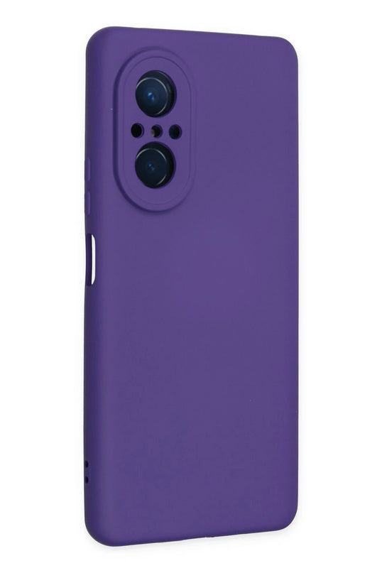 Huawei Nova 9 SE Nano içi Kadife Silikon Kılıf - Mor 2