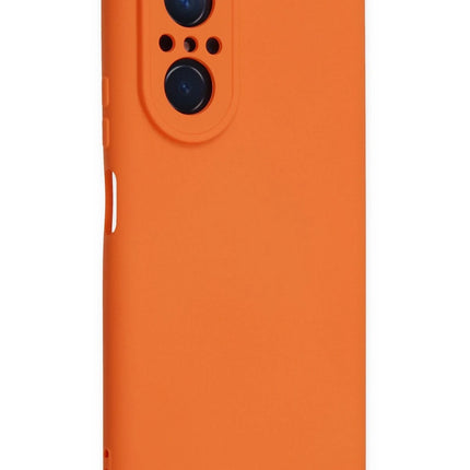 Huawei Nova 9 SE Nano içi Kadife Silikon Kılıf - Turuncu 2