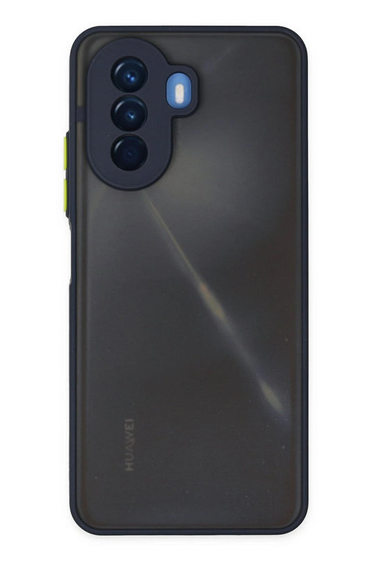 Huawei Nova Y70 Montreal Silikon Kapak Kılıf - Lacivert