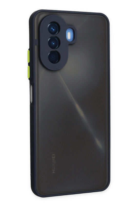Huawei Nova Y70 Montreal Silikon Kapak Kılıf - Lacivert 2
