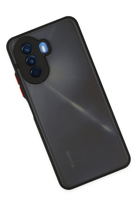 Huawei Nova Y70 Montreal Silikon Kapak Kılıf - Siyah 3