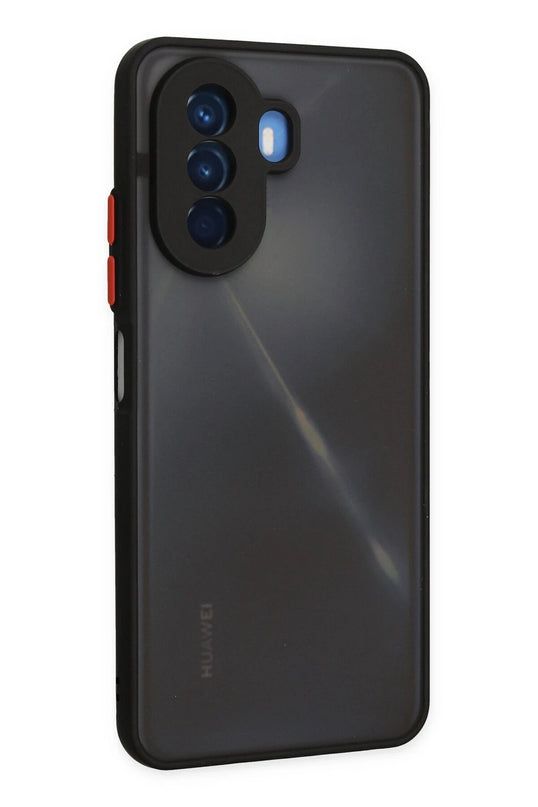Huawei Nova Y70 Montreal Silikon Kapak Kılıf - Siyah 2