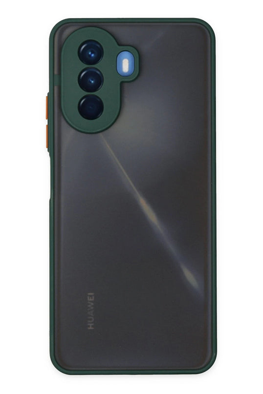 Huawei Nova Y70 Montreal Silikon Kapak Kılıf - Yeşil