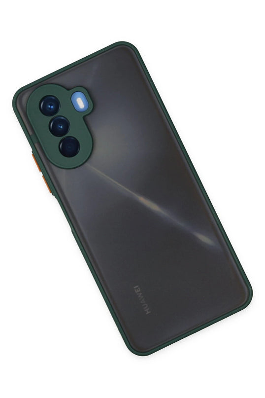 Huawei Nova Y70 Montreal Silikon Kapak Kılıf - Yeşil 3