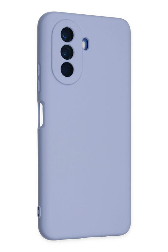 Huawei Nova Y70 Nano içi Kadife Silikon Kılıf - Lila 2