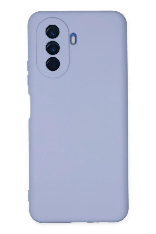 Huawei Nova Y70 Nano içi Kadife Silikon Kılıf - Lila