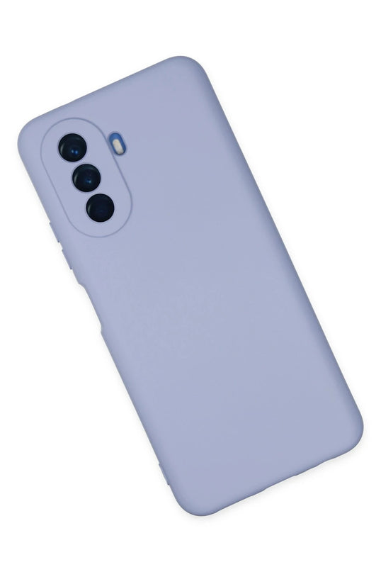 Huawei Nova Y70 Nano içi Kadife Silikon Kılıf - Lila 3