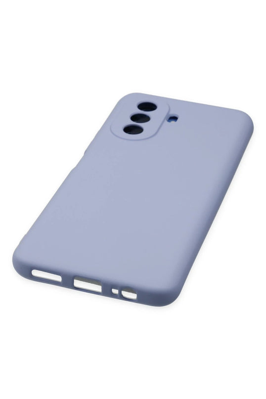 Huawei Nova Y70 Nano içi Kadife Silikon Kılıf - Lila 5