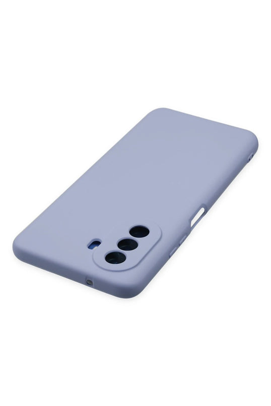 Huawei Nova Y70 Nano içi Kadife Silikon Kılıf - Lila 4