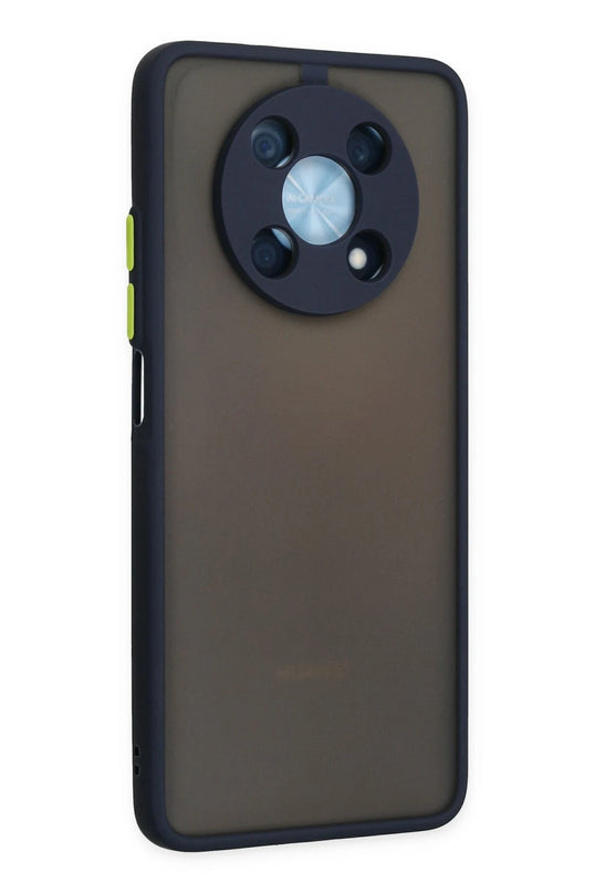 Huawei Nova Y90 Montreal Silikon Kapak Kılıf - Lacivert 2