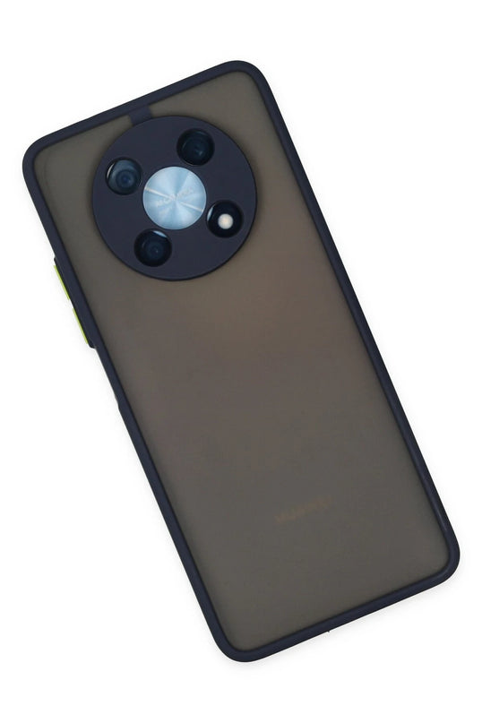 Huawei Nova Y90 Montreal Silikon Kapak Kılıf - Lacivert 3