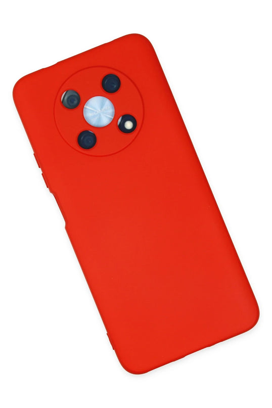 Huawei Nova Y90 Nano içi Kadife Silikon Kılıf - Kırmızı 3