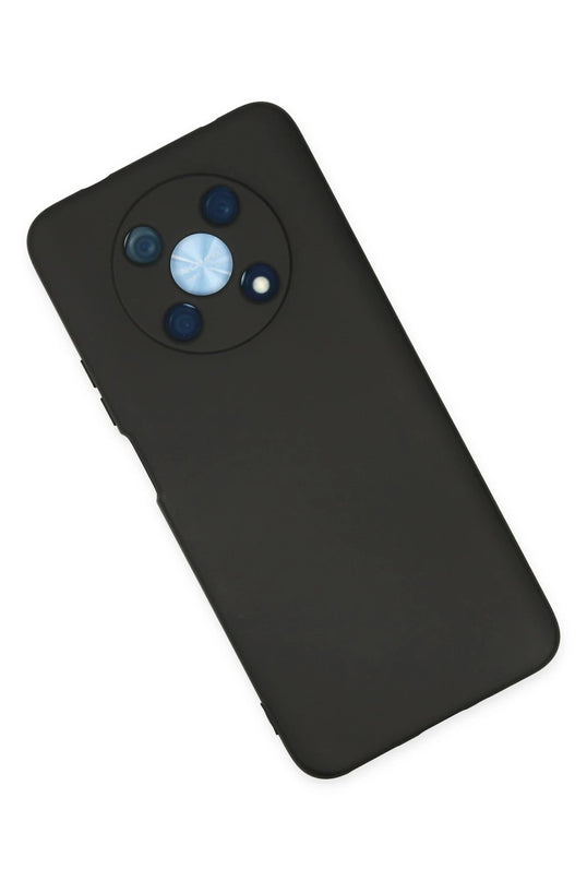Huawei Nova Y90 Nano içi Kadife Silikon Kılıf - Siyah 3