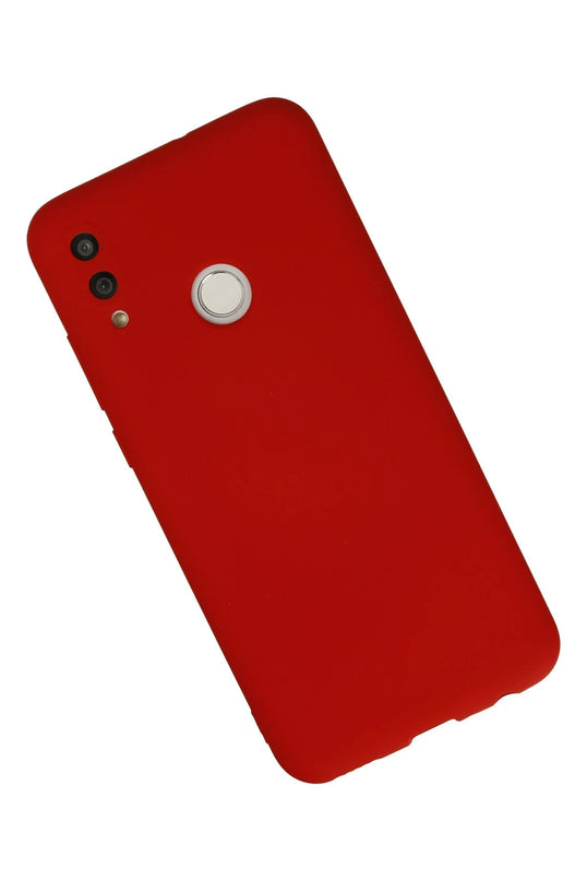 Huawei P Smart 2019 Nano içi Kadife Silikon Kılıf - Kırmızı 2