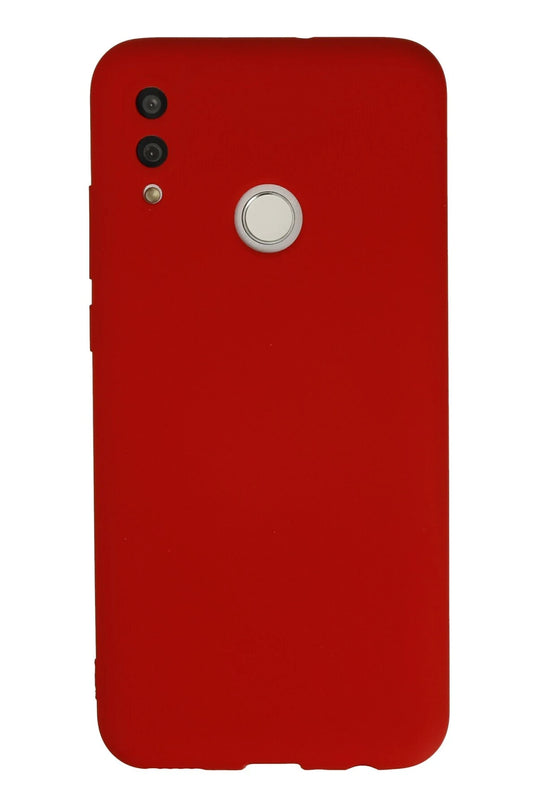 Huawei P Smart 2019 Nano içi Kadife Silikon Kılıf - Kırmızı