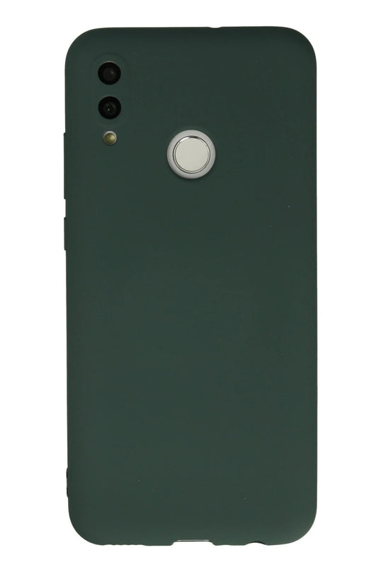 Huawei P Smart 2019 Nano içi Kadife Silikon Kılıf - Koyu Yeşil