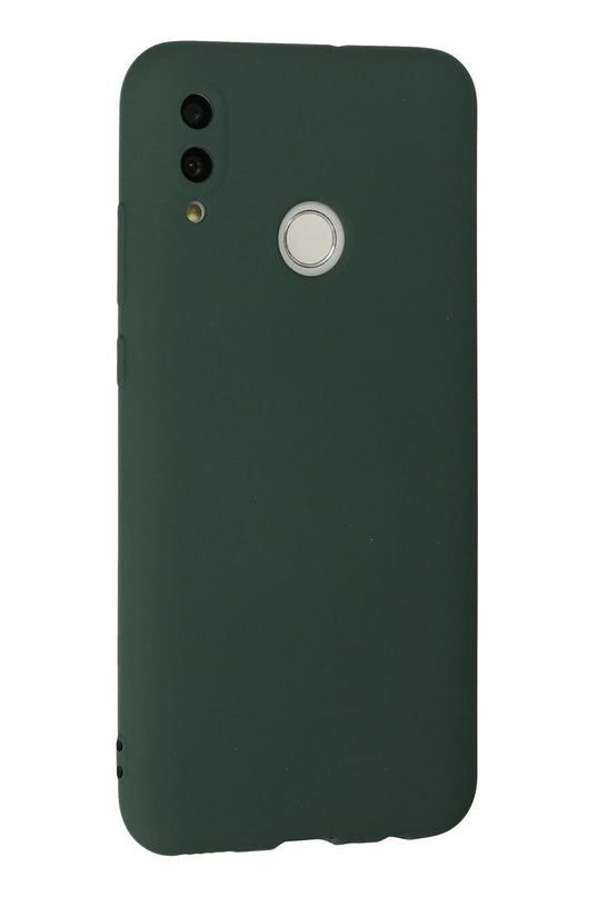 Huawei P Smart 2019 Nano içi Kadife Silikon Kılıf - Koyu Yeşil 3