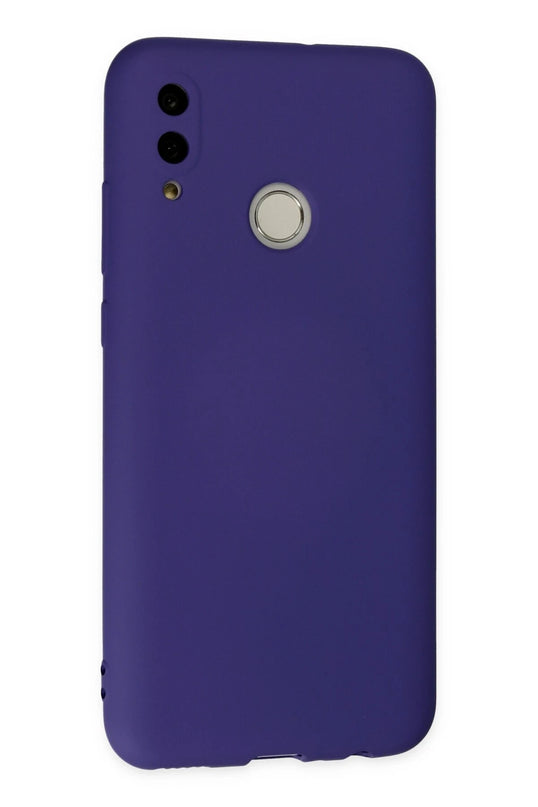 Huawei P Smart 2019 Nano içi Kadife Silikon Kılıf - Mor 3