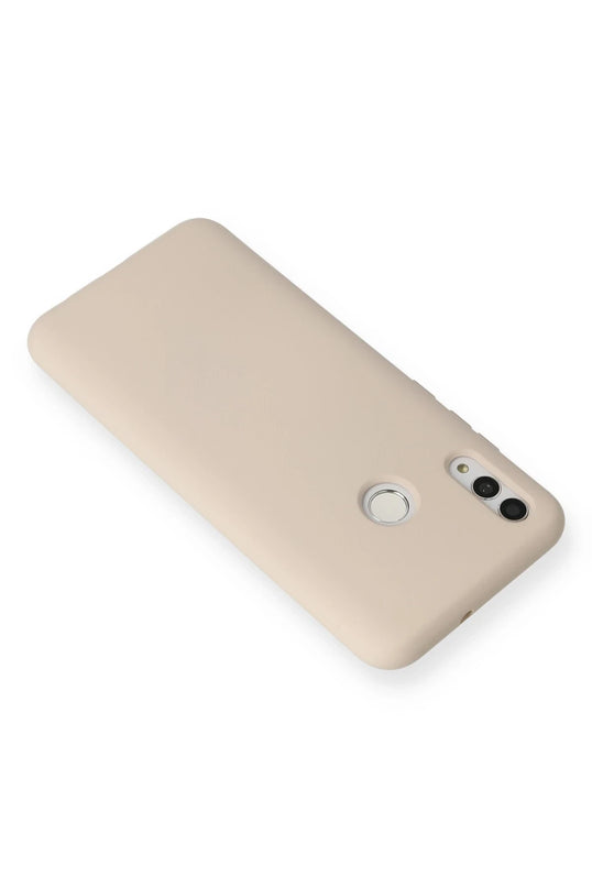 Huawei P Smart 2019 Nano içi Kadife Silikon Kılıf - Pudra 3
