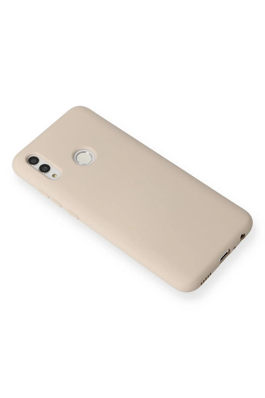 Huawei P Smart 2019 Nano içi Kadife Silikon Kılıf - Pudra 2