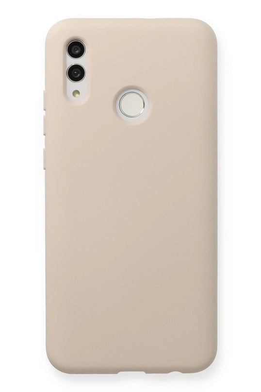 Huawei P Smart 2019 Nano içi Kadife Silikon Kılıf - Pudra