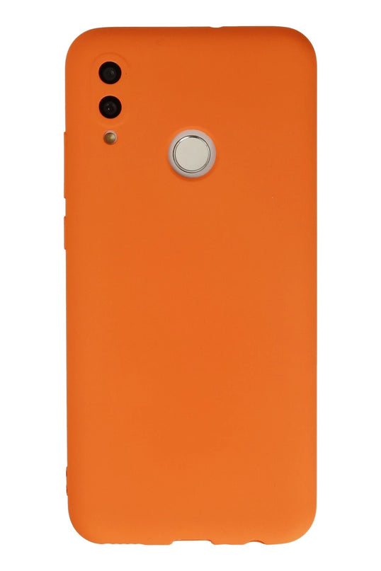 Huawei P Smart 2019 Nano içi Kadife Silikon Kılıf - Turuncu