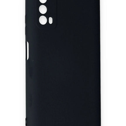 Huawei P Smart 2021 Nano içi Kadife Silikon Kılıf - Lacivert 2
