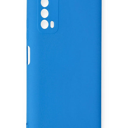 Huawei P Smart 2021 Nano içi Kadife Silikon Kılıf - Mavi 2