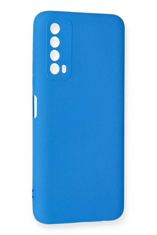 Huawei P Smart 2021 Nano içi Kadife Silikon Kılıf - Mavi 2