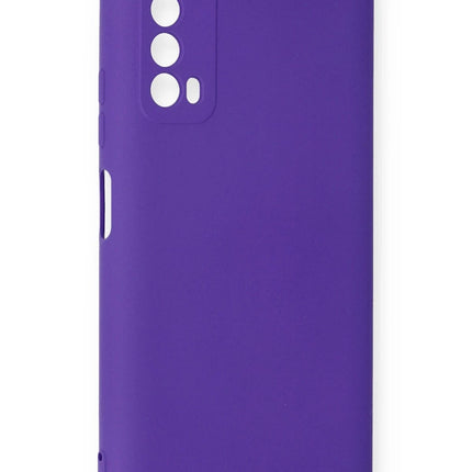 Huawei P Smart 2021 Nano içi Kadife Silikon Kılıf - Mor 2
