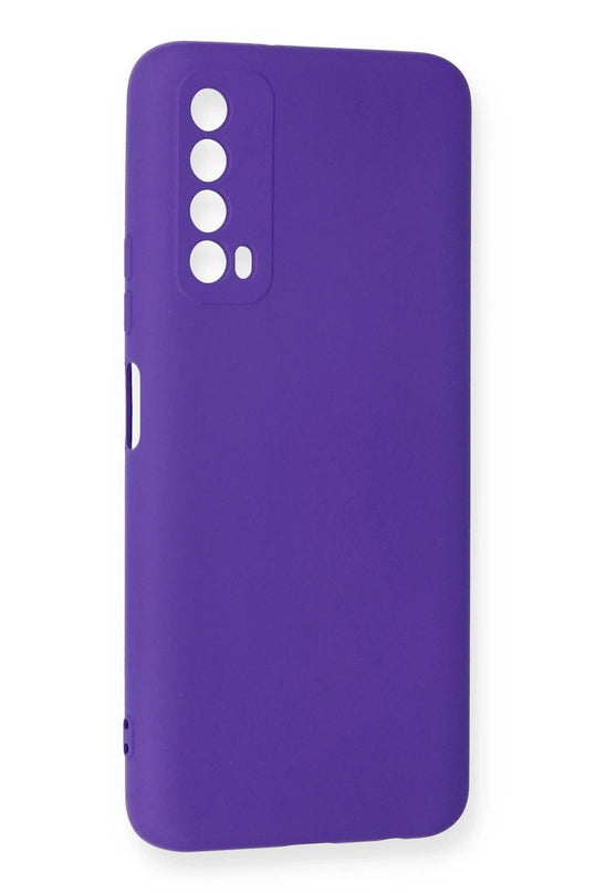 Huawei P Smart 2021 Nano içi Kadife Silikon Kılıf - Mor 2