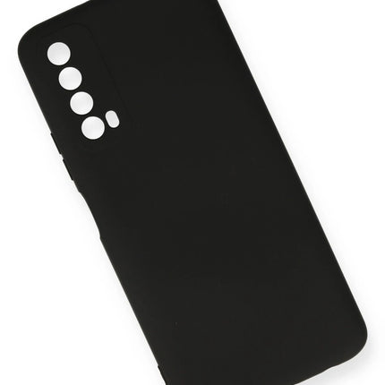 Huawei P Smart 2021 Nano içi Kadife Silikon Kılıf - Siyah 3