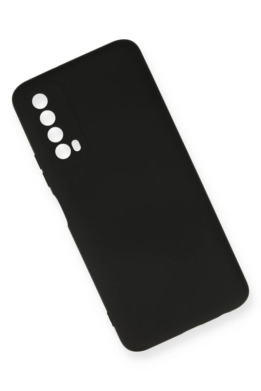Huawei P Smart 2021 Nano içi Kadife Silikon Kılıf - Siyah 3