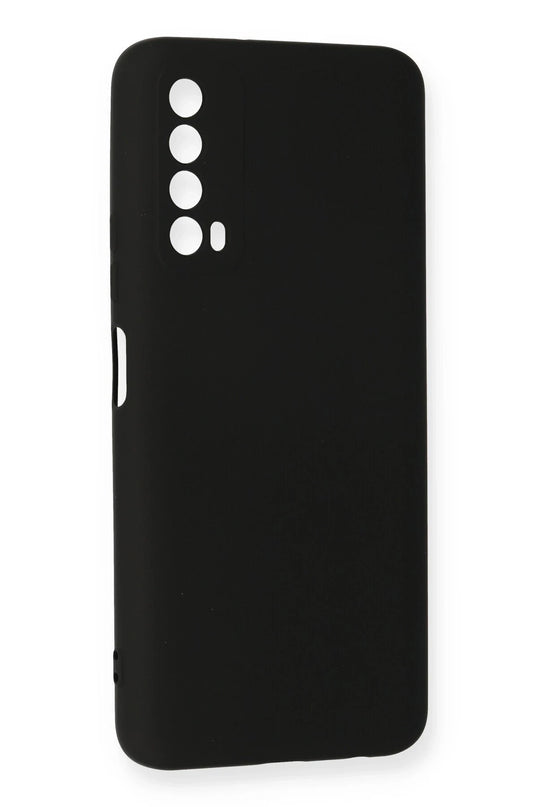Huawei P Smart 2021 Nano içi Kadife Silikon Kılıf - Siyah 2