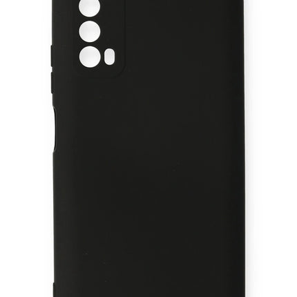 Huawei P Smart 2021 Nano içi Kadife Silikon Kılıf - Siyah
