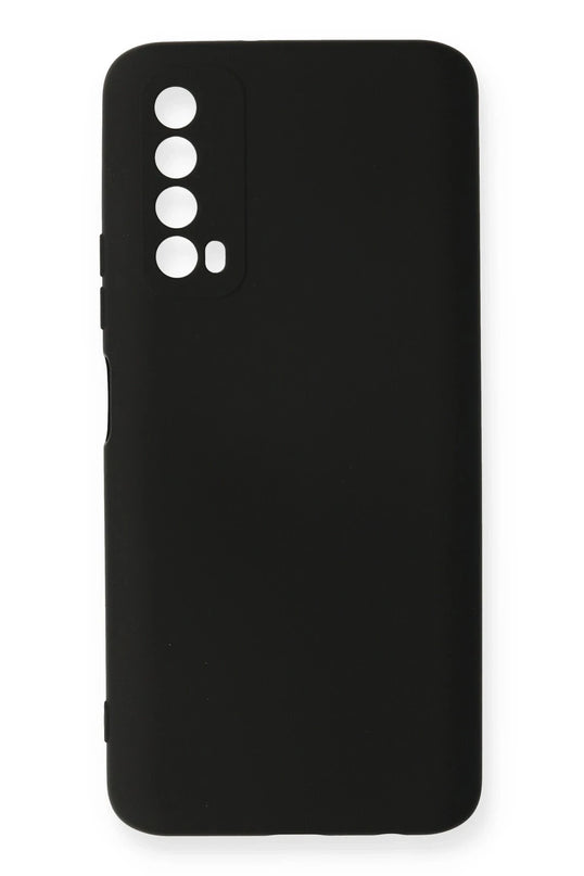 Huawei P Smart 2021 Nano içi Kadife Silikon Kılıf - Siyah