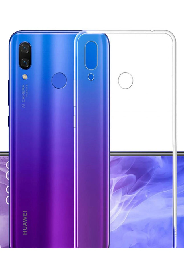 Huawei P20 Lite Lüx Şeffaf Silikon Kılıf 2