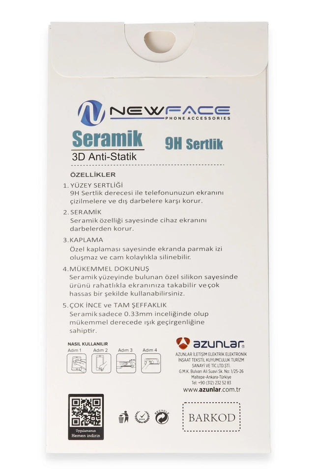 Huawei P30 Lite 3D Antistatik Seramik Nano Ekran Koruyucu 5