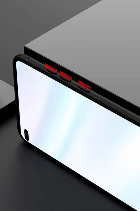 Huawei P40 Range Yüzüklü Silikon Kılıf - Siyah 7