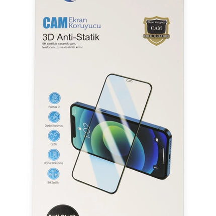Huawei P40 Lite 3D Antistatik Cam Ekran Koruyucu 3