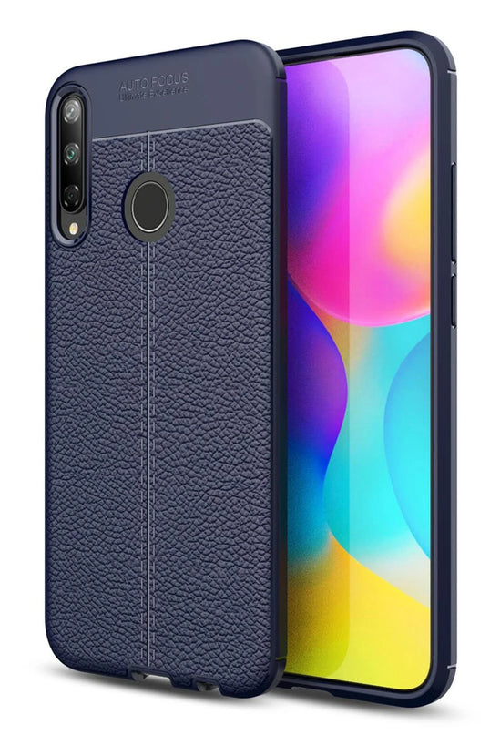 Huawei P40 Lite E Auto Focus Kapak Kılıf - Lacivert