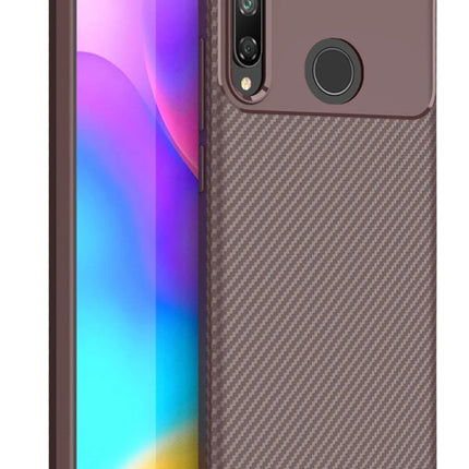 Huawei P40 Lite E Auto Focus Karbon Kapak Kılıf