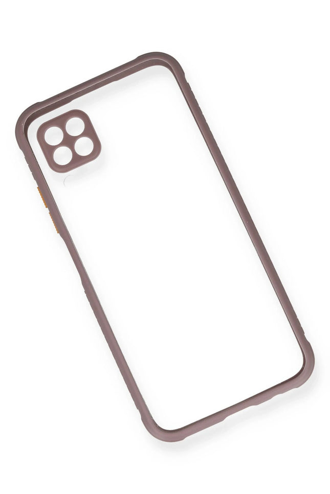 Huawei P40 Lite Miami Şeffaf Silikon Kılıf - Açık Mor 3