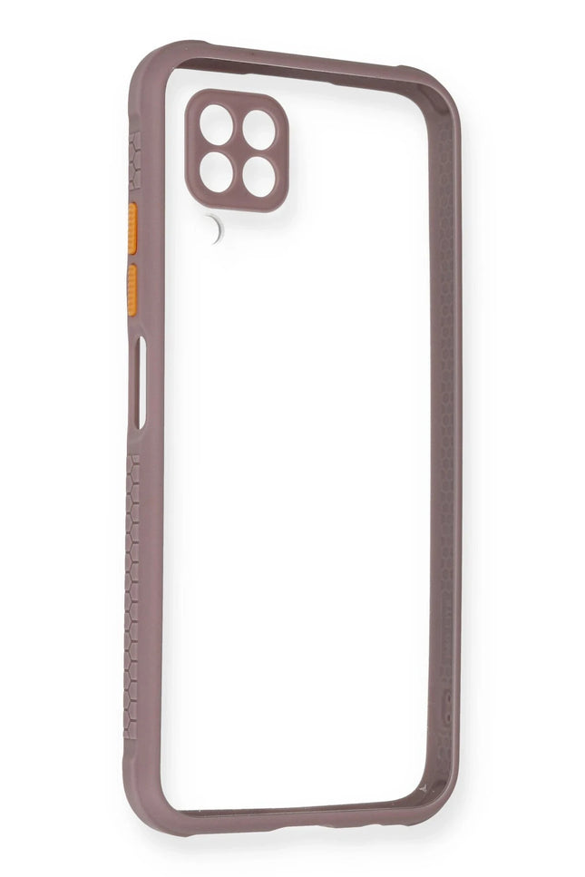 Huawei P40 Lite Miami Şeffaf Silikon Kılıf - Açık Mor