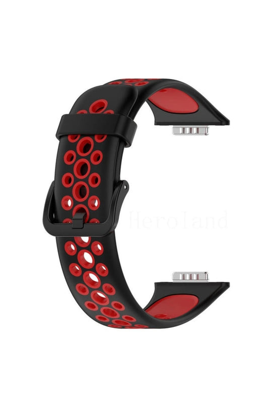 Huawei Watch Fit 2 Spor Delikli Kordon - Siyah 2 2