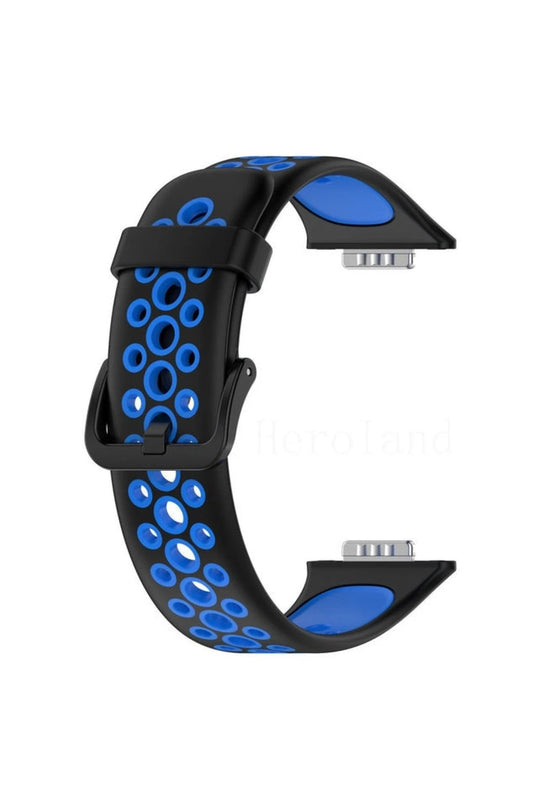Huawei Watch Fit 2 Spor Delikli Kordon - Siyah 3 2