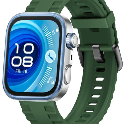 Huawei Watch Fit 3 Klasik Kordon - Koyu Yeşil
