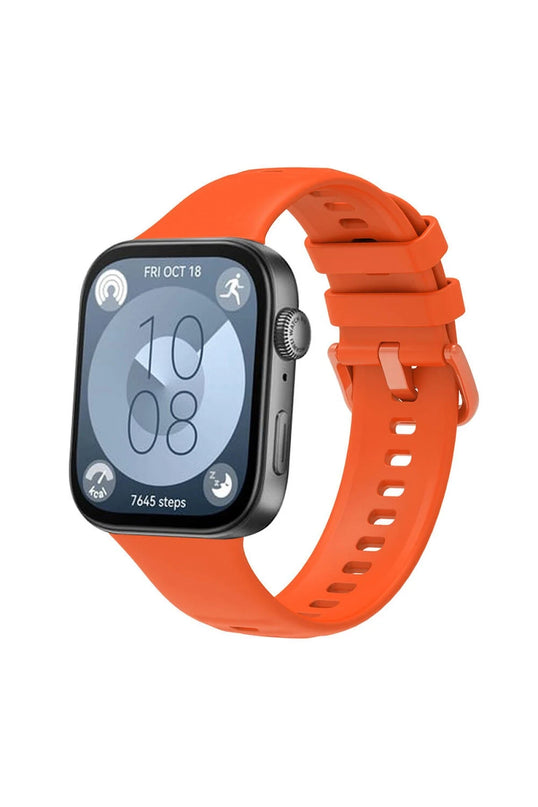 Huawei Watch Fit 3 Klasik Kordon - Turuncu
